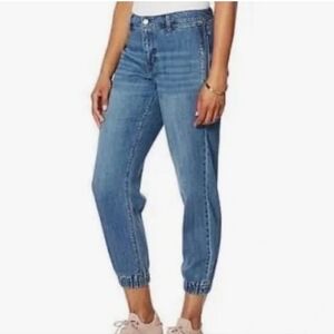 SkinnyGirl Cheryl Denim Jogger baggy oversized zipper pocket